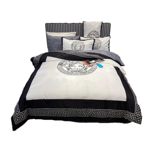 Juego de Sábanas de Seda Tencel Modal 1.8m - Funda Nórdica Fresca para Verano