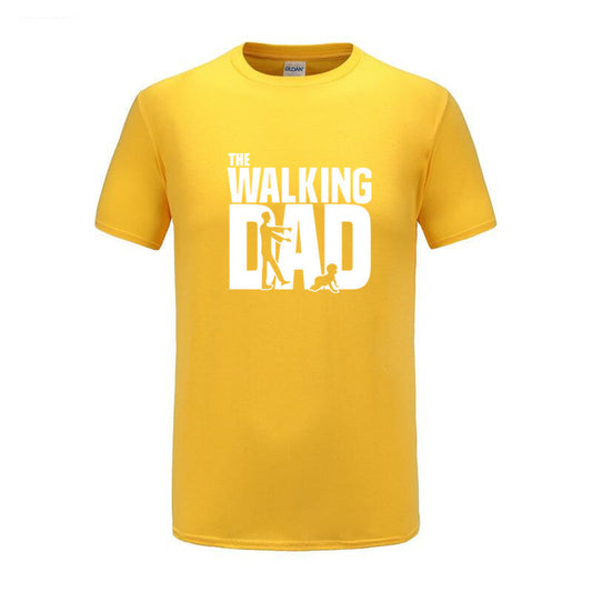 Playera The Walking Dad con Estampado de Letras