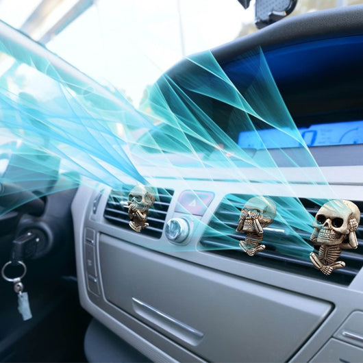 Adornos Calavera para Auto - Juego de 3 Piezas Decorativas para Salida de Aire - Image 11