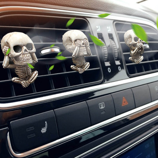 Adornos Calavera para Auto - Juego de 3 Piezas Decorativas para Salida de Aire - Image 4