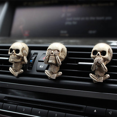 Adornos Calavera para Auto - Juego de 3 Piezas Decorativas para Salida de Aire - Image 5
