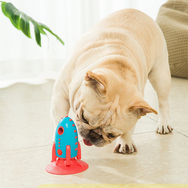 Juguete Mordedor Interactivo con Dispensador de Alimento para Perros