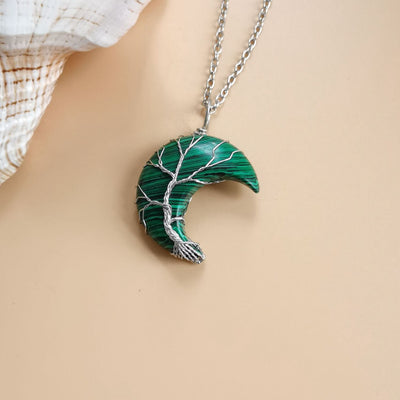 Collar Árbol de la Vida en Amatista Natural Hecho a Mano - Colgante de Fortuna - Image 32