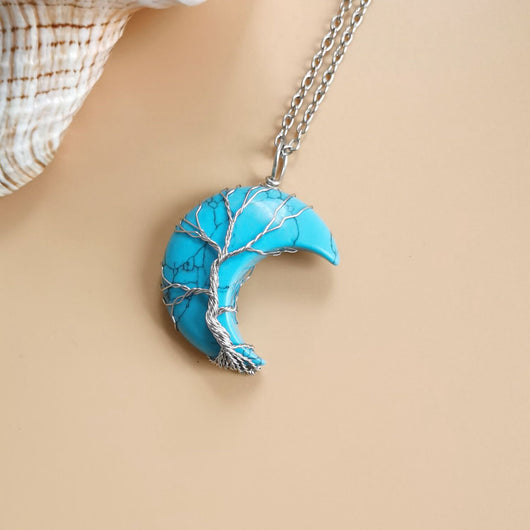 Collar Árbol de la Vida en Amatista Natural Hecho a Mano - Colgante de Fortuna - Image 38