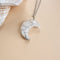 Moon Natural Stone Amethyst Tree Of Life Necklace Handmade Fortune Tree 3 color Chain