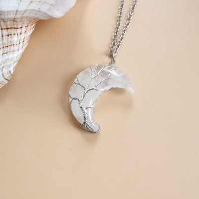 Collar Árbol de la Vida en Amatista Natural Hecho a Mano - Colgante de Fortuna - Image 9