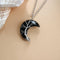 Moon Natural Stone Amethyst Tree Of Life Necklace Handmade Fortune Tree 10 color Chain