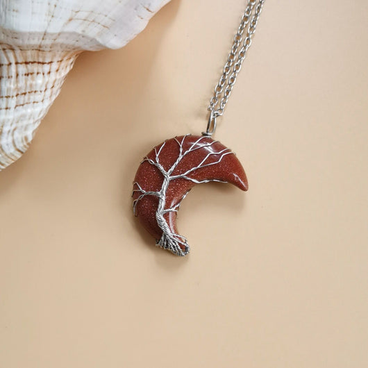 Collar Árbol de la Vida en Amatista Natural Hecho a Mano - Colgante de Fortuna - Image 8