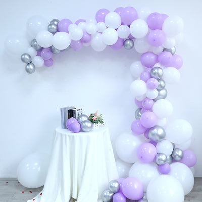 Set de Globos Decorativos Macaron Púrpura - Image 9