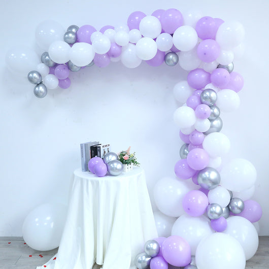 Set de Globos Decorativos Macaron Púrpura - Image 9