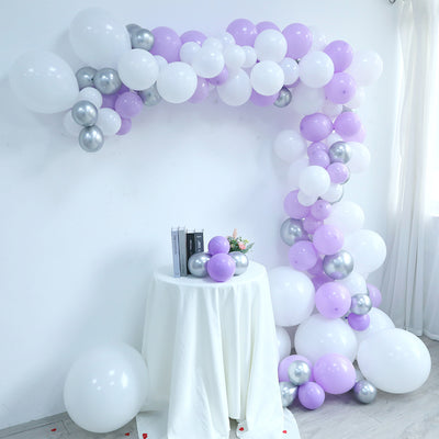 Set de Globos Decorativos Macaron Púrpura - Image 4