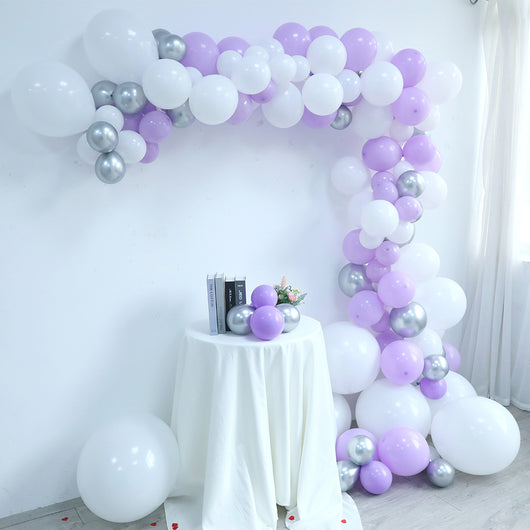 Set de Globos Decorativos Macaron Púrpura - Image 4