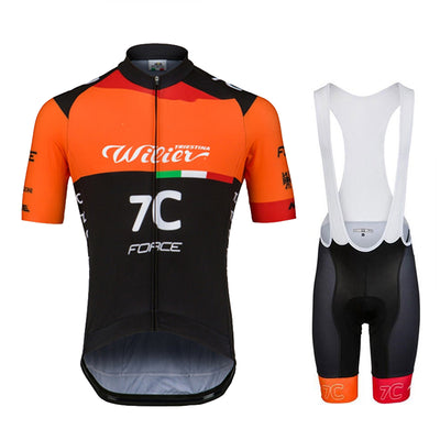 Conjunto de Maillot de Ciclismo de Manga Corta con Babero - Image 19