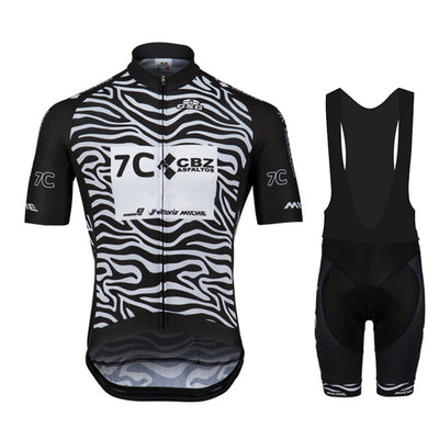 Conjunto de Maillot de Ciclismo de Manga Corta con Babero - Image 17