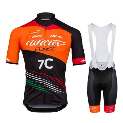 Conjunto de Maillot de Ciclismo de Manga Corta con Babero - Image 25