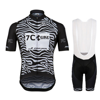 Conjunto de Maillot de Ciclismo de Manga Corta con Babero - Image 20