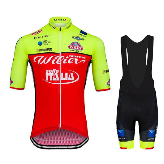 Conjunto de Maillot de Ciclismo de Manga Corta con Babero - Image 18