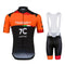 Conjunto de Maillot de Ciclismo de Manga Corta con Babero