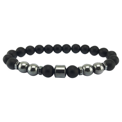 Pulsera de Hematita Negra y Ojo de Tigre con Propiedades Magnéticas para Hombre y Mujer - Image 14
