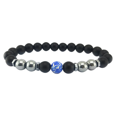 Pulsera de Hematita Negra y Ojo de Tigre con Propiedades Magnéticas para Hombre y Mujer - Image 12