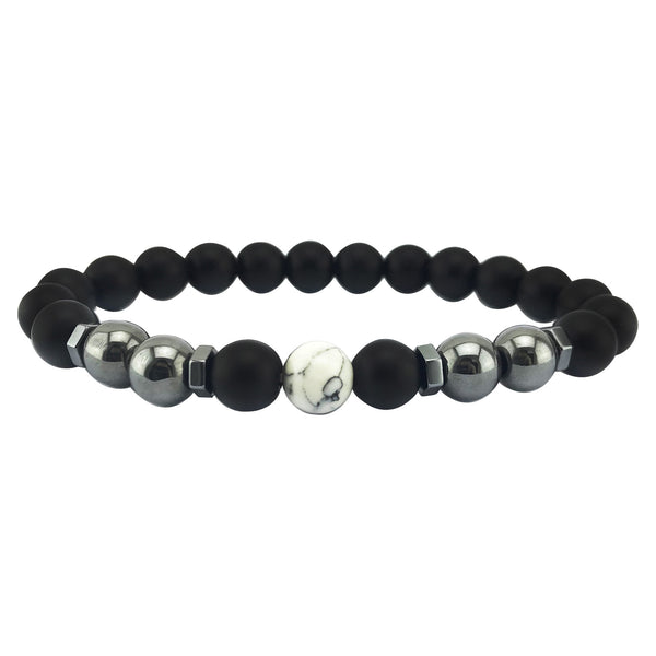 Pulsera de Hematita Negra y Ojo de Tigre con Propiedades Magnéticas para Hombre y Mujer - Image 4