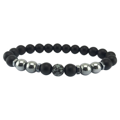 Pulsera de Hematita Negra y Ojo de Tigre con Propiedades Magnéticas para Hombre y Mujer - Image 6