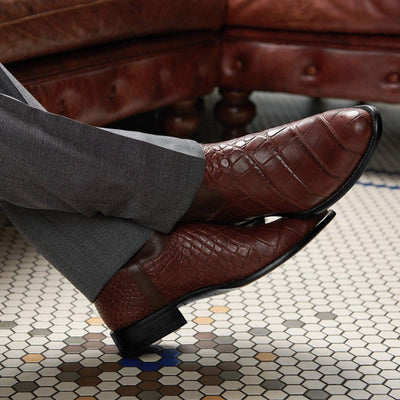 Botas Vaquero Occidental con Patrón para Hombre - Image 5