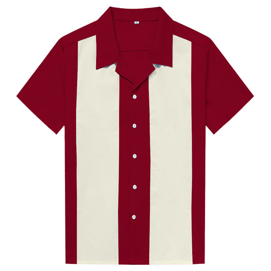 Camisa Casual para Hombre con Costuras de Contraste - Image 7