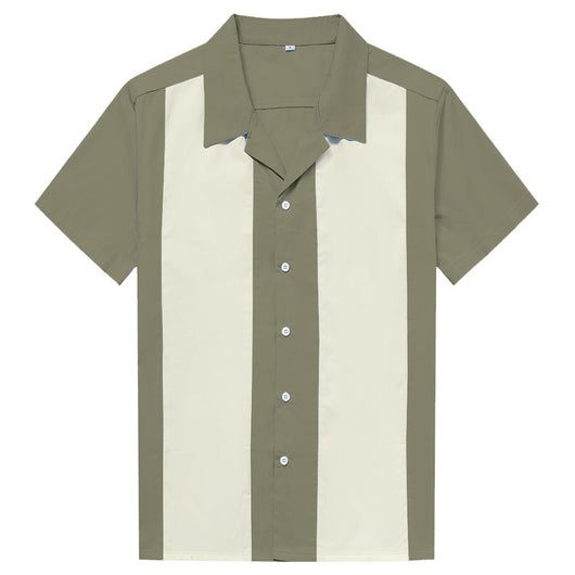 Camisa Casual para Hombre con Costuras de Contraste - Image 10