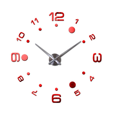 Reloj de Pared 3D Espejo Moderno Silencioso Estilo Europeo - Image 11