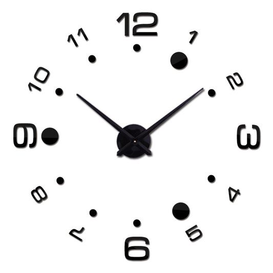 Reloj de Pared 3D Espejo Moderno Silencioso Estilo Europeo - Image 2