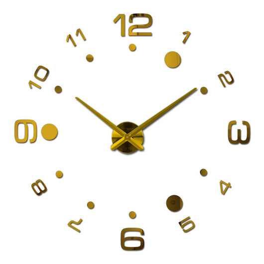 Reloj de Pared 3D Espejo Moderno Silencioso Estilo Europeo - Image 3