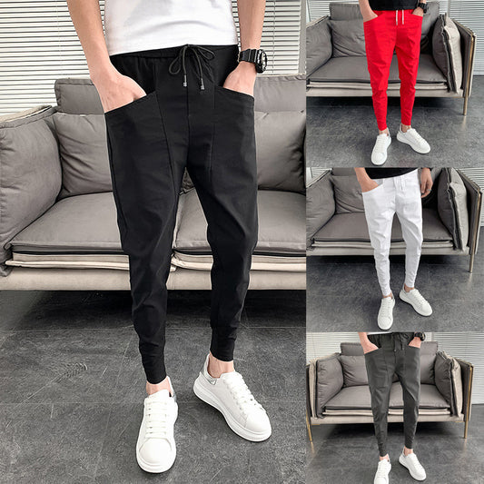 Pantalones Harlan Slim Fit Color Sólido