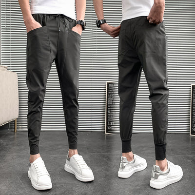 Pantalones Harlan Slim Fit Color Sólido - Image 4