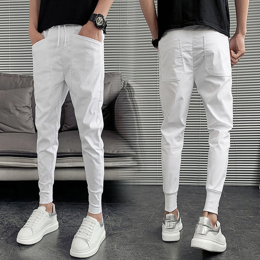 Pantalones Harlan Slim Fit Color Sólido - Image 5