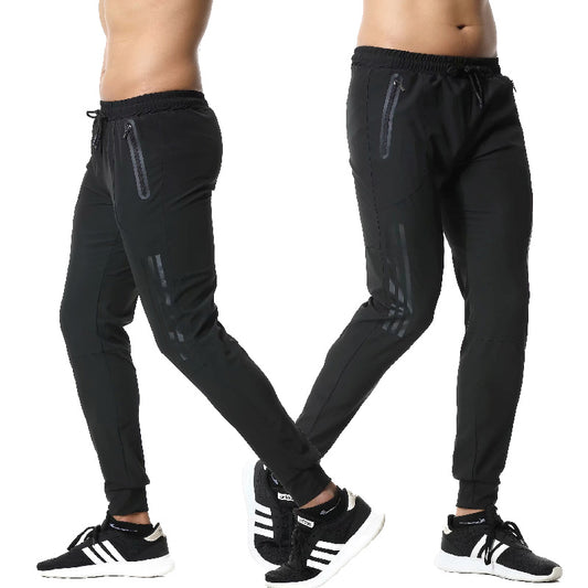 Pantalones Deportivos con Bolsillos de Cierre para Hombre, Secado Rápido