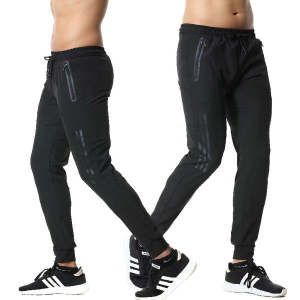 Pantalones Deportivos con Bolsillos de Cierre para Hombre, Secado Rápido