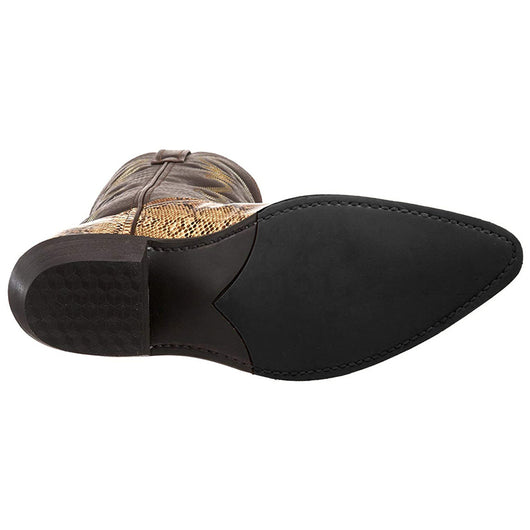 Botas Vaqueras Cowboy con Tacón Alto y Estampado Serpiente para Parejas Tallas 38-48 - Image 10