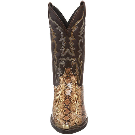 Botas Vaqueras Cowboy con Tacón Alto y Estampado Serpiente para Parejas Tallas 38-48 - Image 5