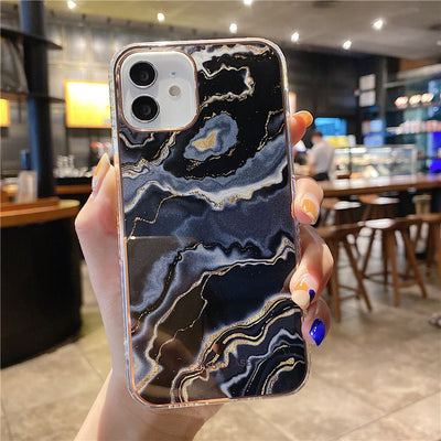 Funda Protectora para iPhone Mármol Degradado con Brillo - Compatible con Apple 12, XS, XR, 11 y 7P - Image 13