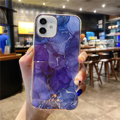 Funda Protectora para iPhone Mármol Degradado con Brillo - Compatible con Apple 12, XS, XR, 11 y 7P - Image 8