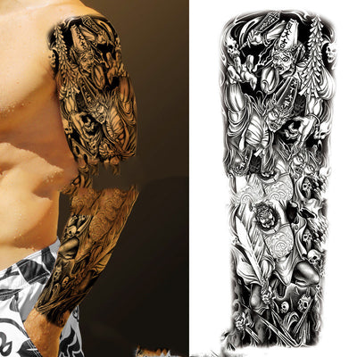 Tatuajes Temporales Impermeables de Brazo Completo para Hombres - Image 8