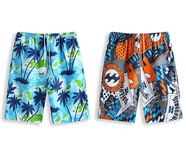 Pantalones Cortos de Playa para Hombre - Bermudas de Secado Rápido