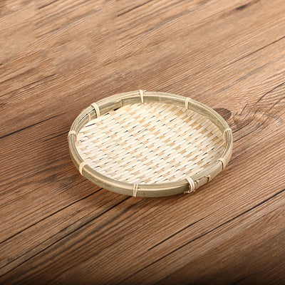 Canasta Tejida de Bambú Artesanal para Frutas y Almacenamiento del Hogar - Image 8