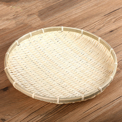 Canasta Tejida de Bambú Artesanal para Frutas y Almacenamiento del Hogar - Image 5
