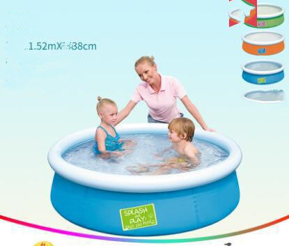 Piscina Inflable Grande para Familia con Anillo Reforzado - Diversión Acuática para Todos - Image 9