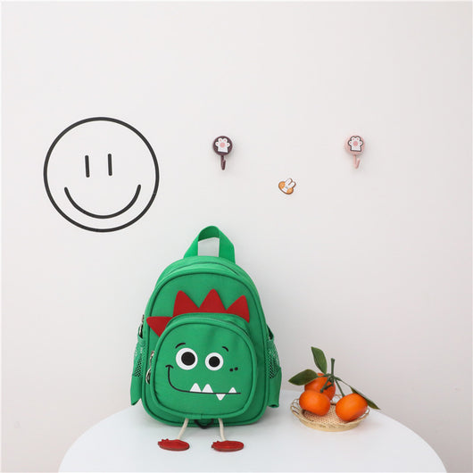Mochila Escolar Infantil Dinosaurio Coreana con Sistema Antiloss para Niños y Niñas - Image 4