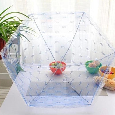 Paraguas Protector de Alimentos Hexagonal de 35cm con Malla Gasa - Image 5