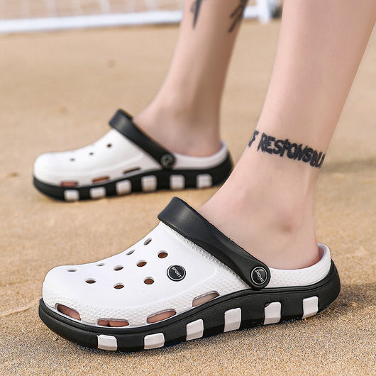 Sandalias y Pantuflas Dos en Uno para Hombre Talla Grande - Antideslizantes y de Moda - Image 4