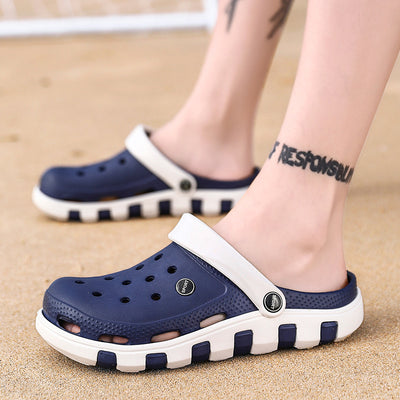 Sandalias y Pantuflas Dos en Uno para Hombre Talla Grande - Antideslizantes y de Moda - Image 3
